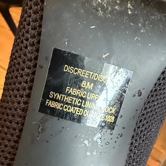 Steve Madden Black Textured Heeled Boots - Picture 7 of 8